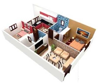 2 BHK Flat in Surath Sunny Side in Akshayanagar, Bangalore - Image 919283