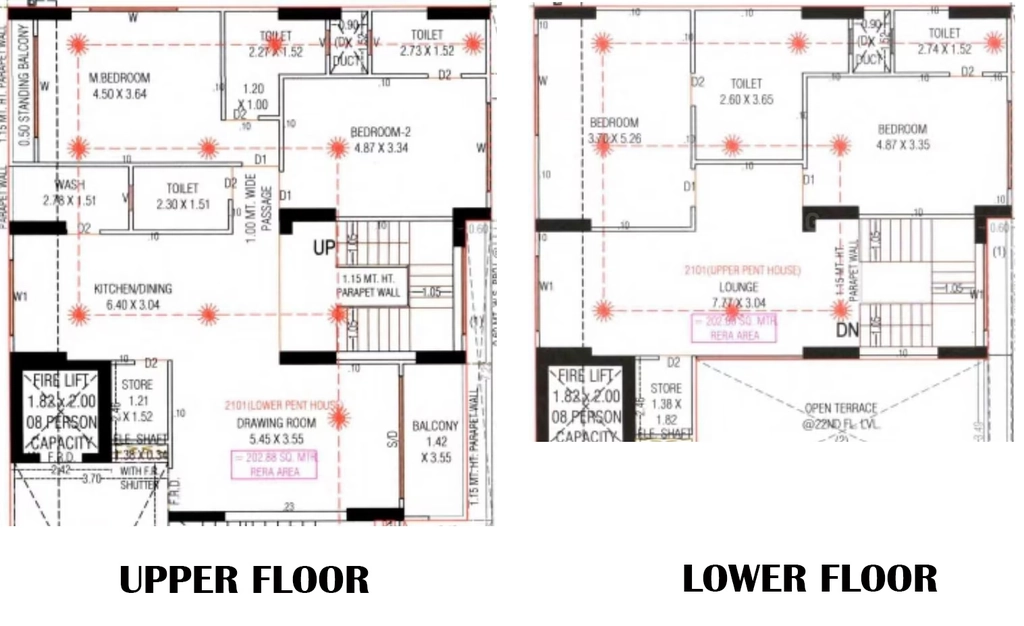 4 BHK Duplex in Arcadia 111 in Chharodi, Ahmedabad - Image 919269