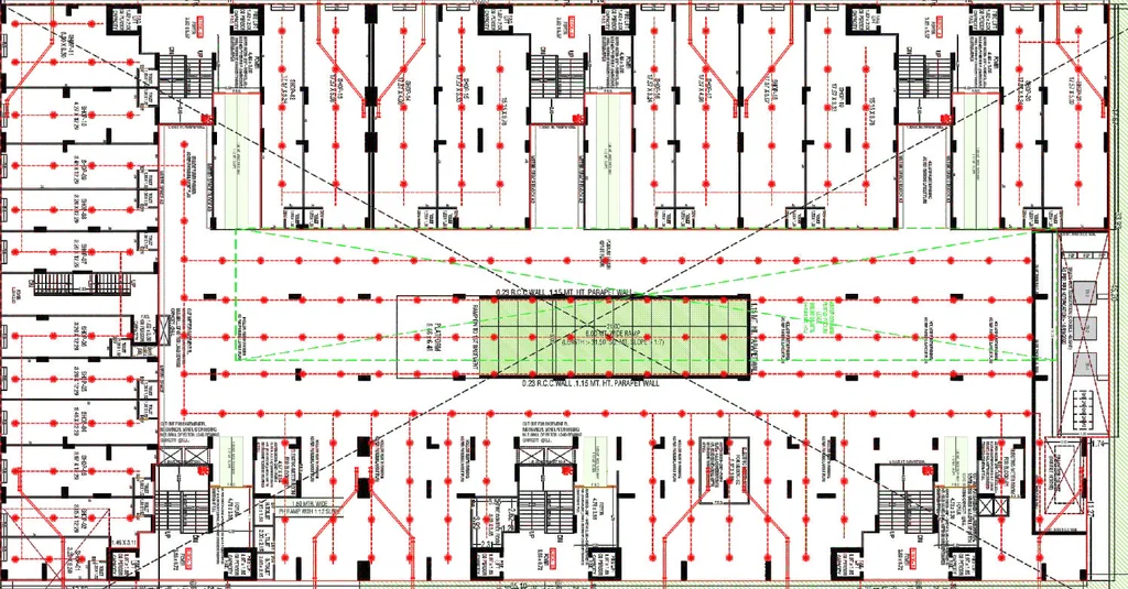 Floor Plan of Commercial Arcadia 111 in Chharodi, Ahmedabad - Image 406015