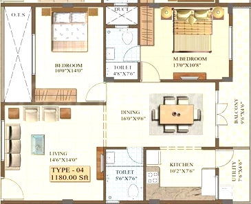 2 BHK Flat in Chalukya Residency in Sahakara Nagar, Bangalore - Image 919353