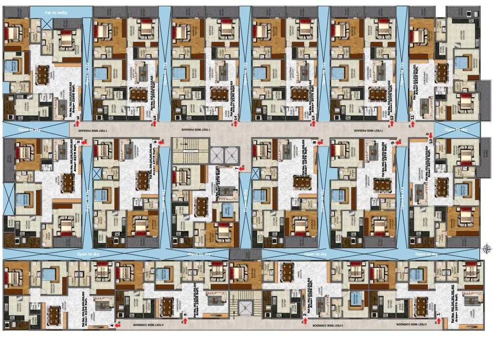 Master Plan of Heriitage Signature in Shanti Nagar, Bangalore - Image 406157