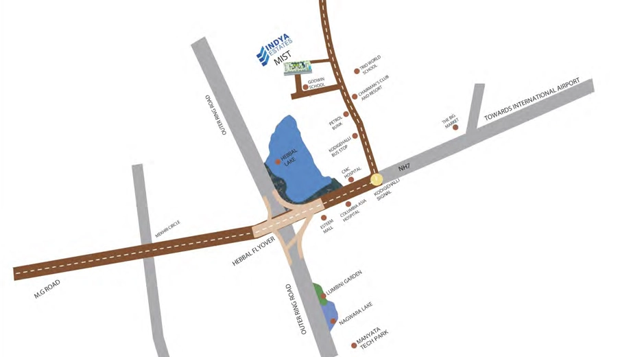 Location of Indya Estates The Mist - Image 406194