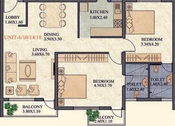 2 BHK Flat in Jeevanadi Sampoorna in Kodigehalli, Bangalore - Image 919363