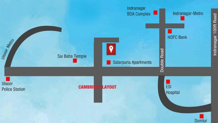 Location of Kruthi Sai Cambridge Residency - Image 406173