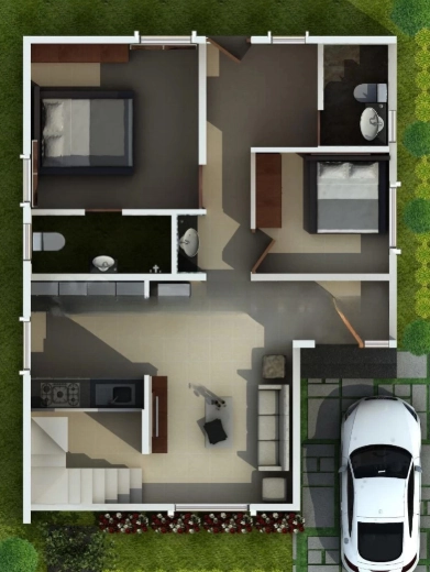 2 BHK House/Villa in Trans Palm Heights in Kaggalipura, Bangalore - Image 919371