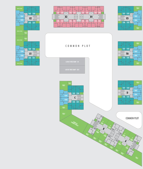 Master Plan of Sun Rising Homes in Jagatpur, Ahmedabad - Image 26586