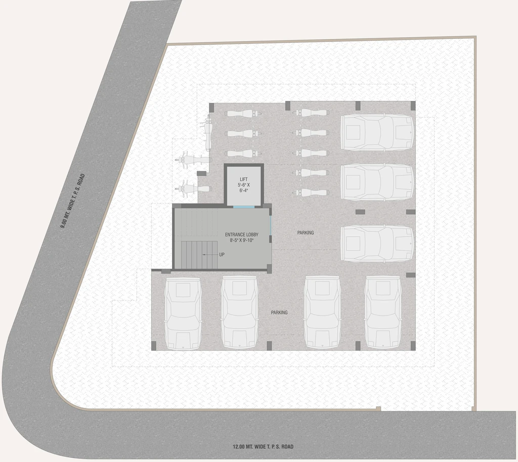 Master Plan of Venus Vardhman Residency in Akota, Vadodara - Image 406659