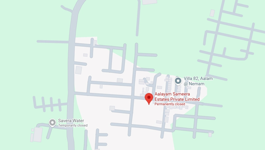Location of Sameera Aalayam in Nemam, Chennai - Image 406257