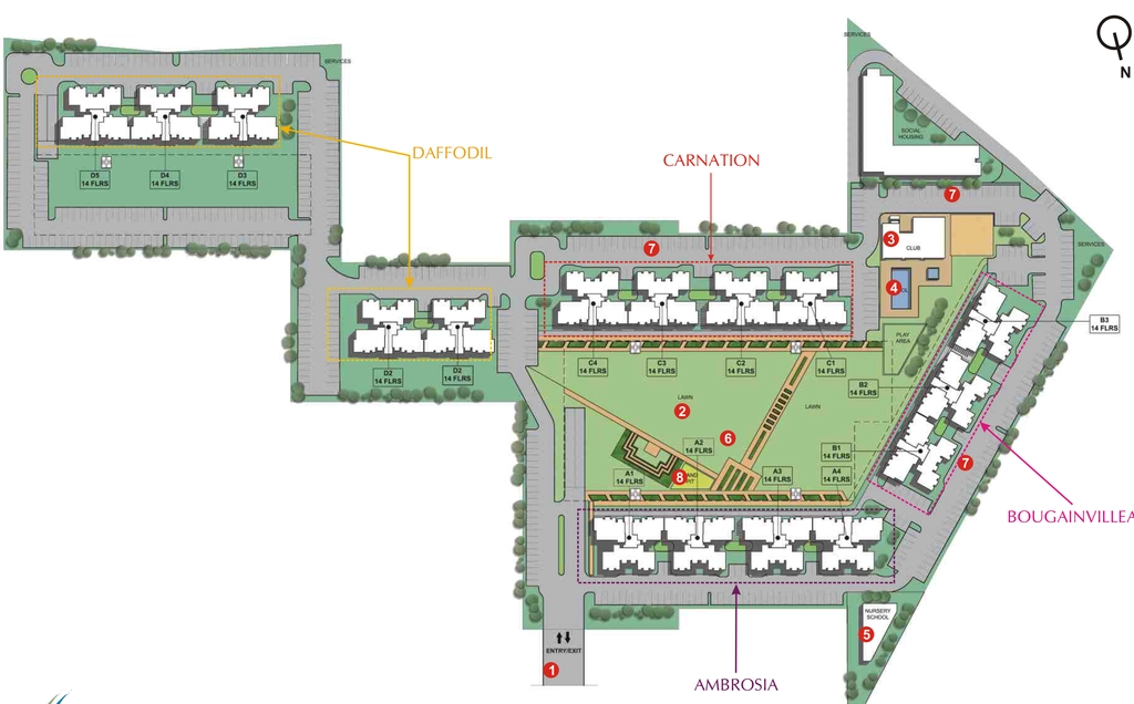 Master Plan of Unitech Uniworld Gardens 2 in Sector 47, Gurgaon - Image 406268