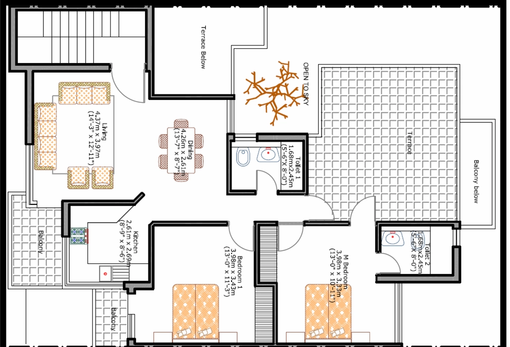 2 BHK Flat in Vatika Iris Floors in Sector 82, Gurgaon - Image 919406