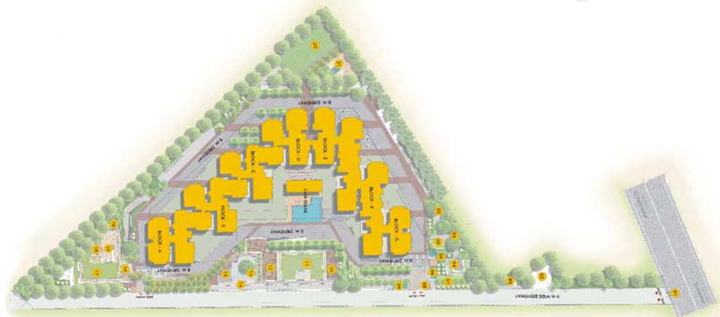 Master Plan of Fortuna Viva in Yelahanka, Bangalore - Image 406417