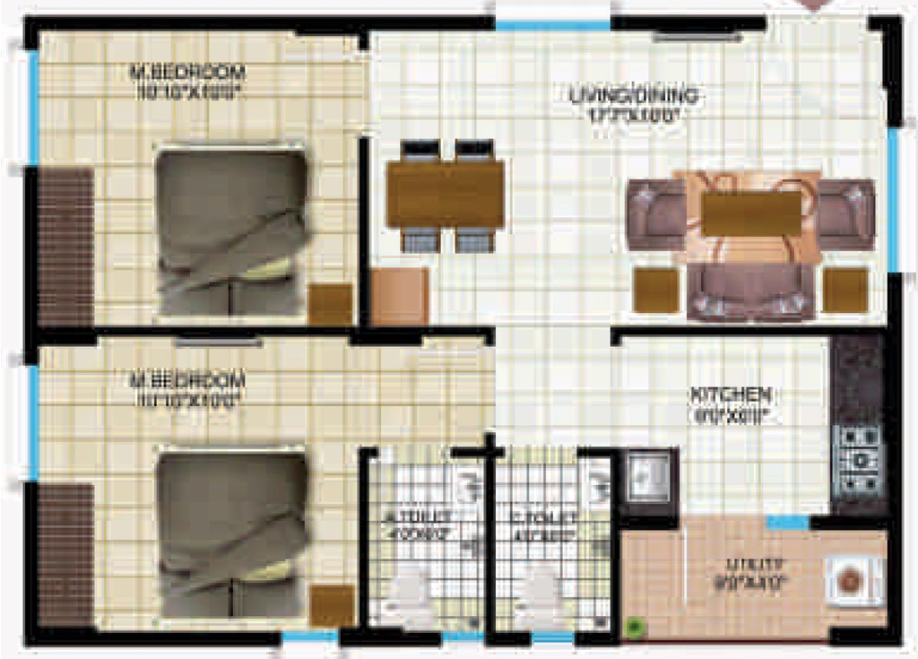 2 BHK Flat in Indya Estates Skyview in Devanahalli, Bangalore - Image 919457
