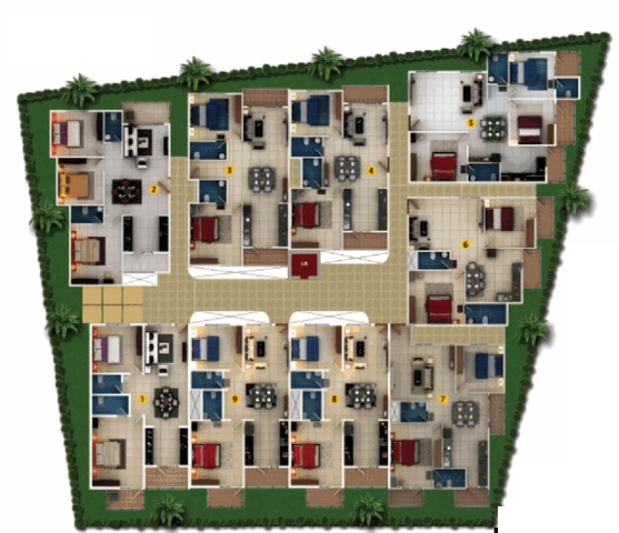 Master Plan of Lakshmi Harinivas in Hulimavu, Bangalore - Image 406446