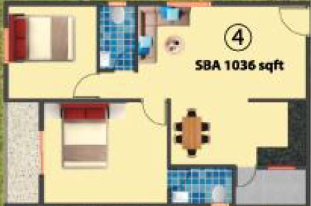 2 BHK Flat in Lakshmi Sannidhi in Bommanahalli, Bangalore - Image 919502