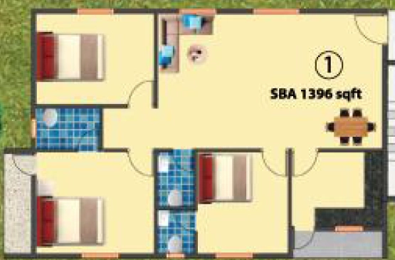 3 BHK Flat in Lakshmi Sannidhi in Bommanahalli, Bangalore - Image 919503