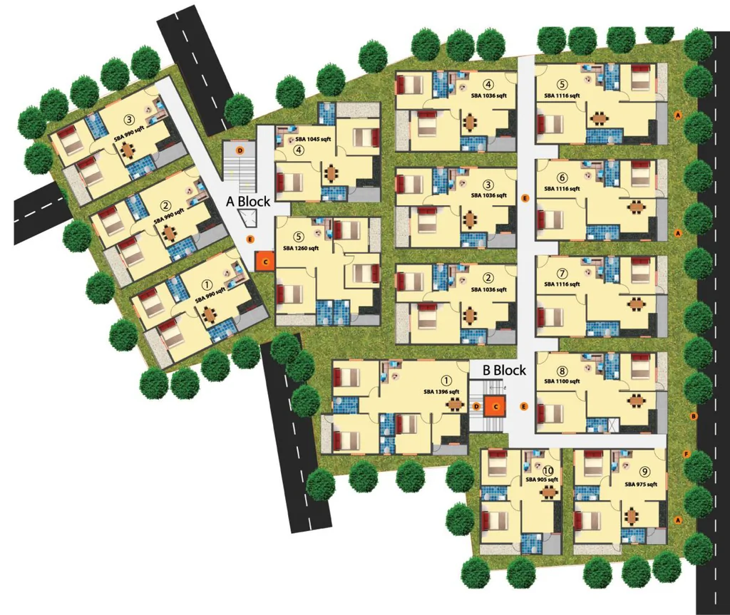 Master Plan of Lakshmi Sannidhi in Bommanahalli, Bangalore - Image 406499