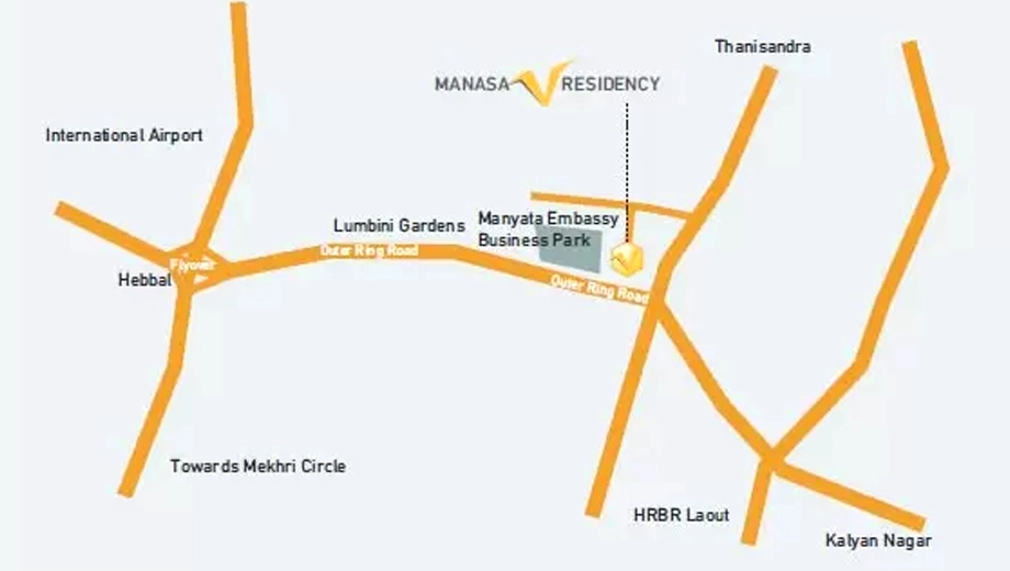 Location of Honeycomb Manasa Residency - Image 406513