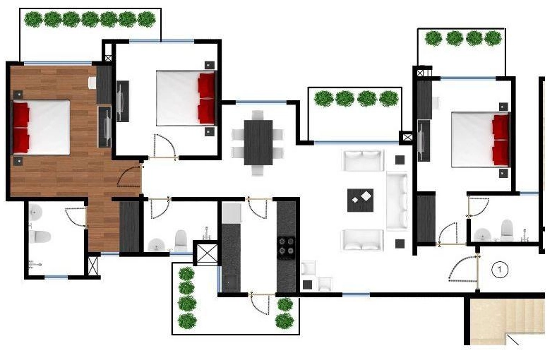 3 BHK Flat in Godrej Frontier in Sector 80, Gurgaon - Image 919409