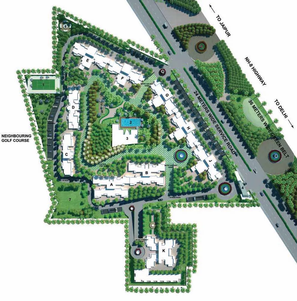 Master Plan of Godrej Frontier in Sector 80, Gurgaon - Image 406342