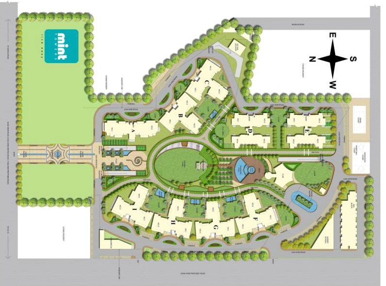 Master Plan of GPL Eden Heights in Sector 70, Gurgaon - Image 406347