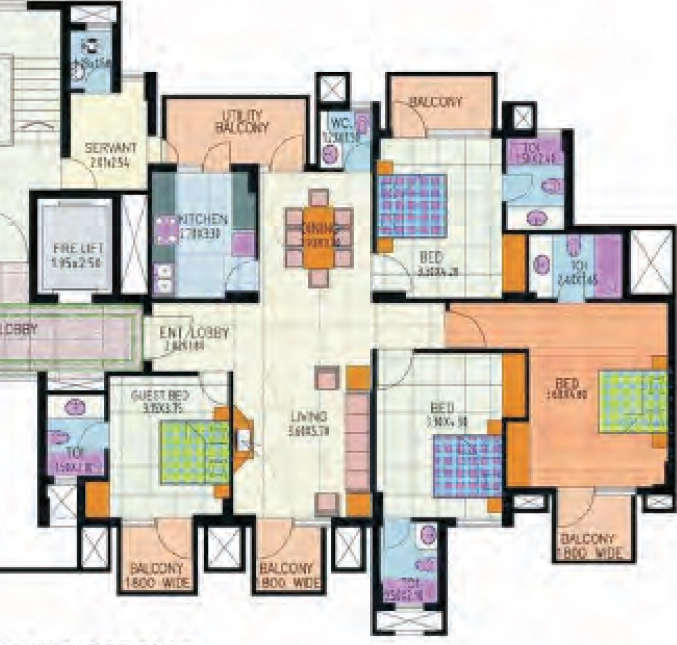 4 BHK Flat in JMD Gardens in Sector 33, Gurgaon - Image 919426