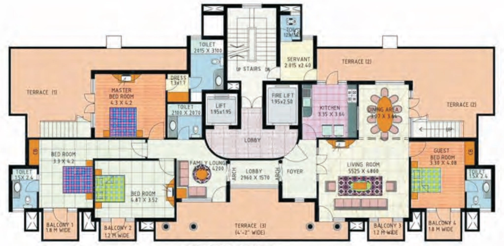 4 BHK Penthouse in JMD Gardens in Sector 33, Gurgaon - Image 919428