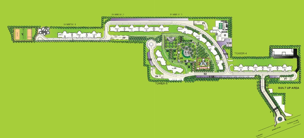 Master Plan of JMD Gardens in Sector 33, Gurgaon - Image 406366