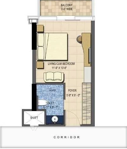 1 RK Studio Apartment in M3M One Key Resiments in Sector 67, Gurgaon - Image 919430