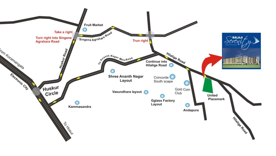 Location of Balaji Serenity - Image 406457