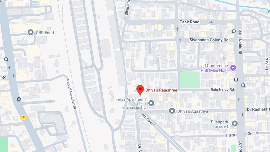 Location of Dhiyas Rajashree - Image 406552