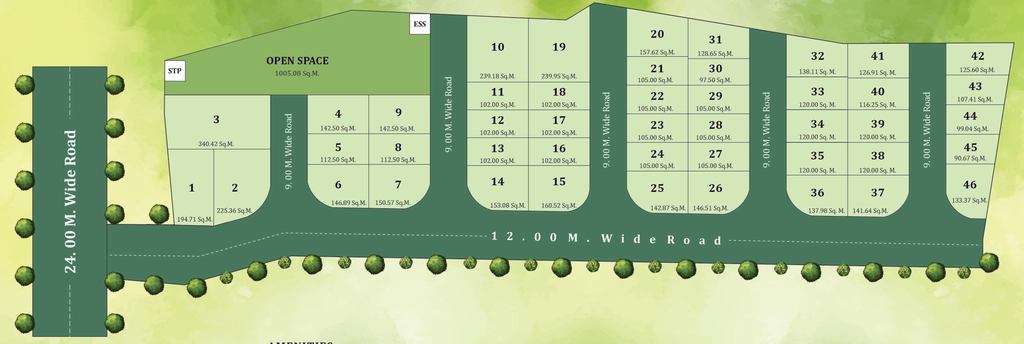 Master Plan of Fortune Park 46 in Besa, Nagpur - Image 406618