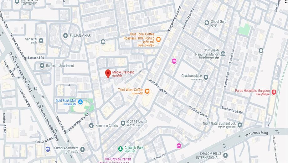 Location of Ansal Maple Crescent - Image 406658