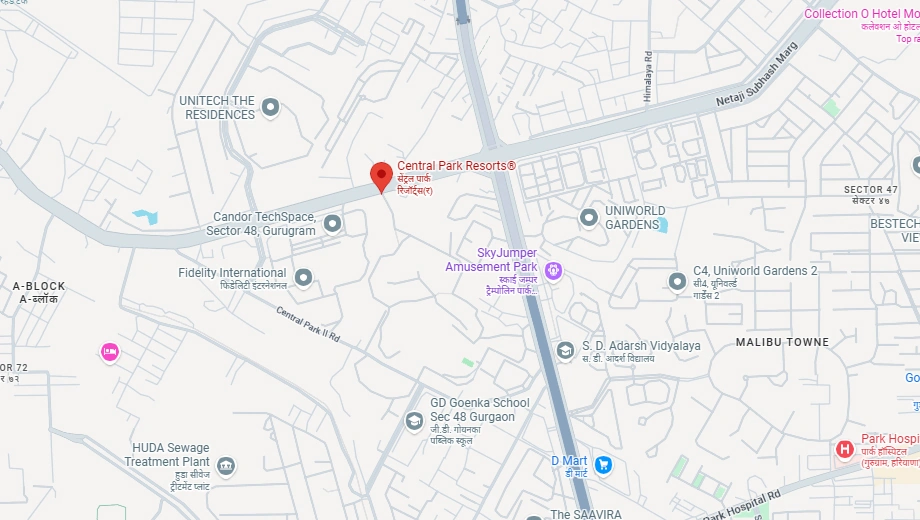 Location of Central Park Resorts Sky Villas - Image 406670