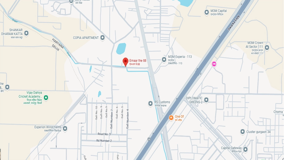 Location of Emaar The 88 - Image 406691