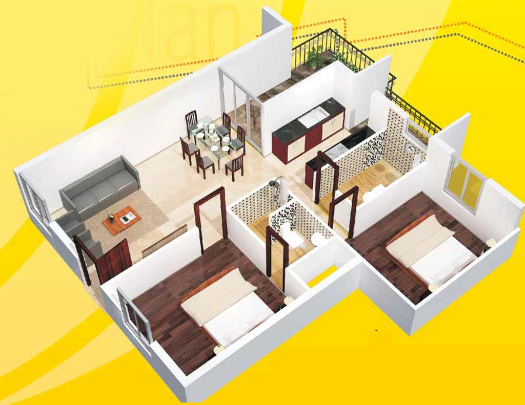 2 BHK Flat in PSS Pinnacle in New Tippasandra, Bangalore - Image 919734