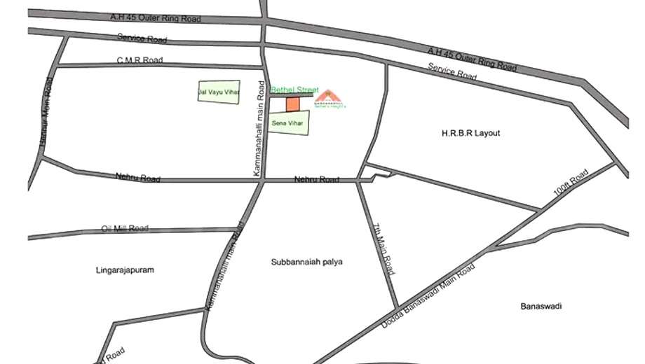 Location of Thiru Margadarshi Bethel Heights - Image 406799