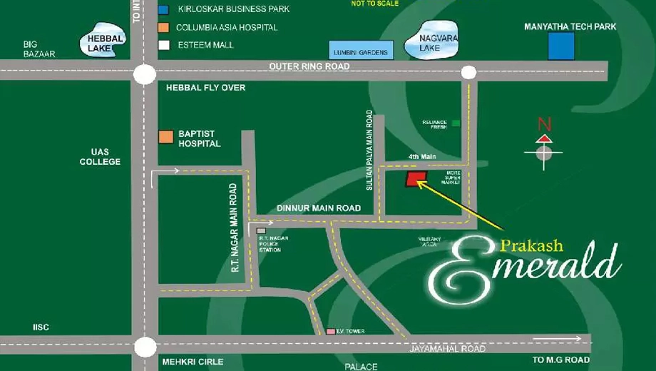 Location of Vaishnavi Prakash Emerald - Image 406802