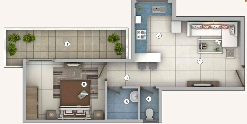 1 BHK Flat in Pivotal Riddhi Siddhi in Sector 99, Gurgaon - Image 919676