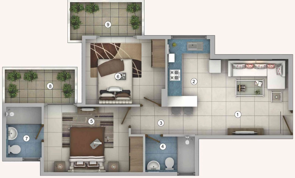 2 BHK Flat in Pivotal Riddhi Siddhi in Sector 99, Gurgaon - Image 919677