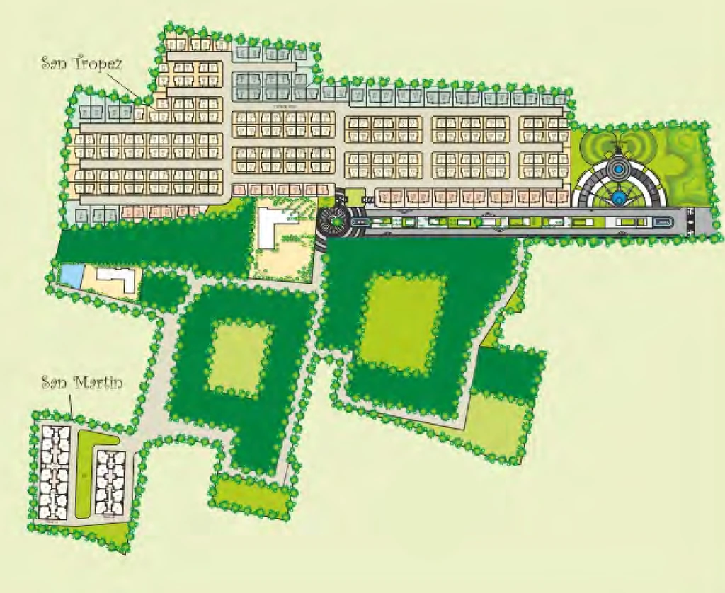 Master Plan of Pacifica Madrid County San Tropez in Bhayli Road, Vadodara - Image 406815