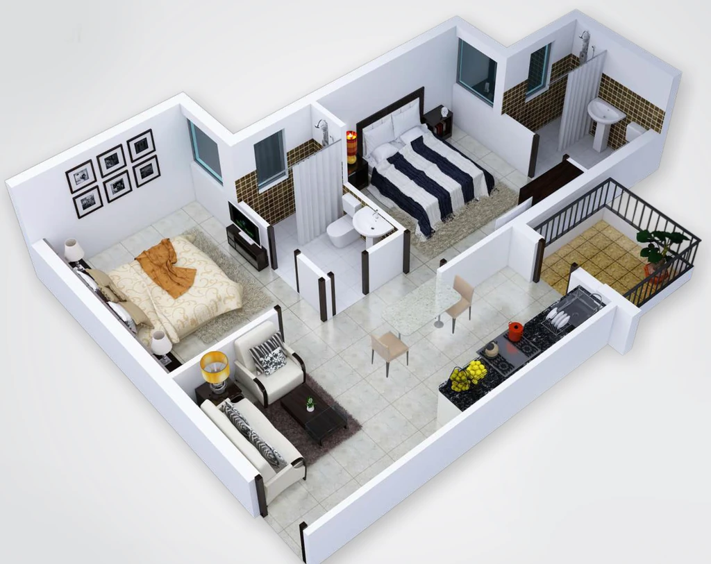 2 BHK Flat in Prime Habitat in Sector 99A, Gurgaon - Image 919725
