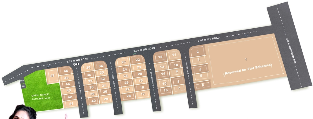 Master Plan of Saidham Sai Nagri 11 in Besa, Nagpur - Image 406841
