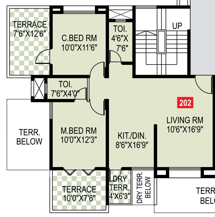 2 BHK Flat in Rahul Park in Warje, Pune - Image 919789
