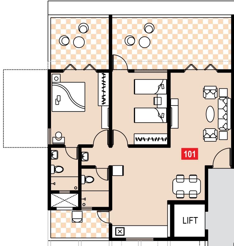 2 BHK Flat in Rahul Park in Warje, Pune - Image 919794