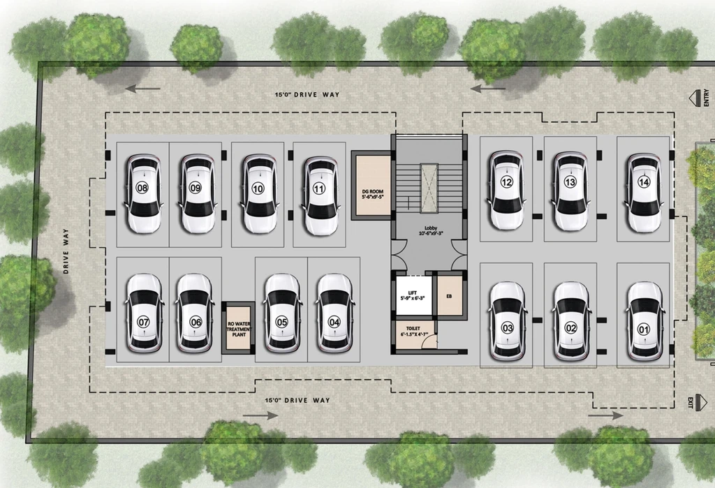 Master Plan of Sanbrix Elvira in Sowripalayam, Coimbatore - Image 406946