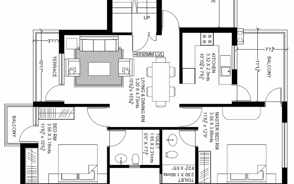 2 BHK Flat in Vatika Primrose Floors in Sector 82, Gurgaon - Image 919818