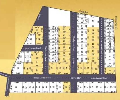 Master Plan of SR Aurora City Of Light in Kovilpalayam, Coimbatore - Image 407011