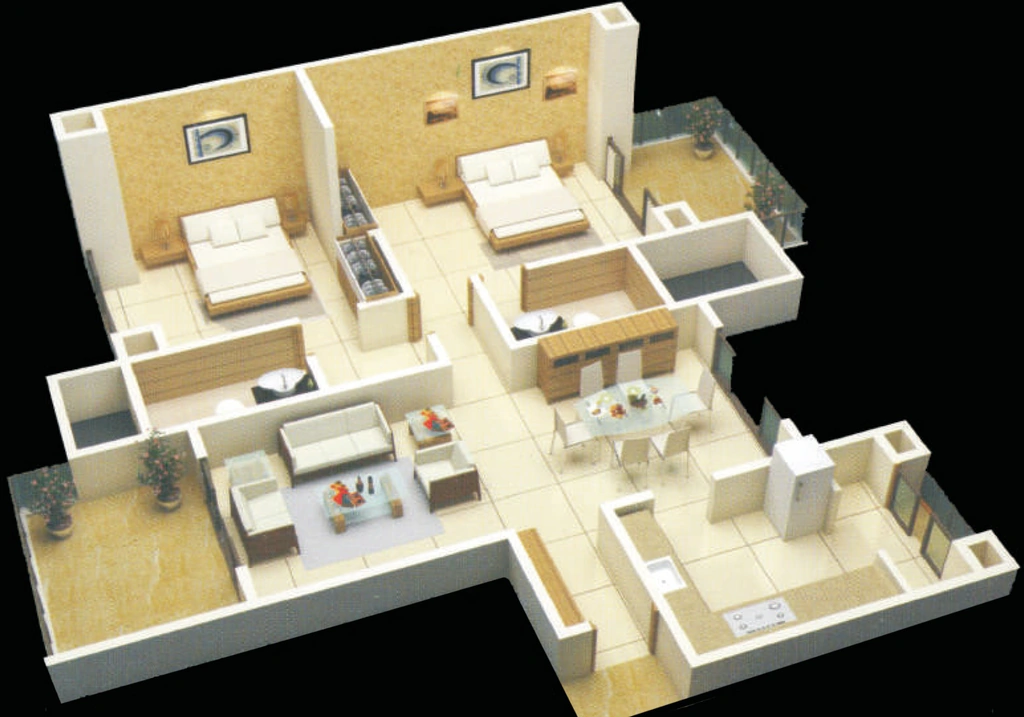2 BHK Flat in Shree Saffron Hillscapes in Wanowrie, Pune - Image 919828