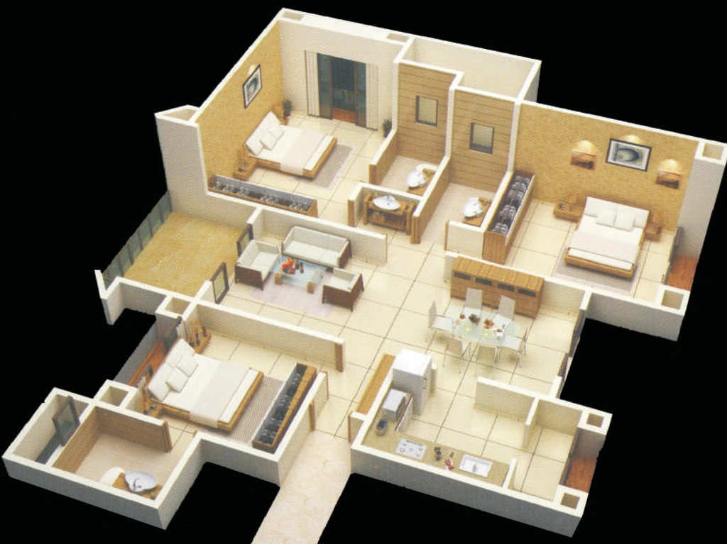 3 BHK Flat in Shree Saffron Hillscapes in Wanowrie, Pune - Image 919829
