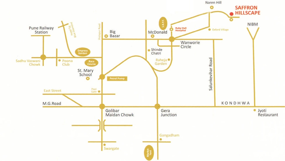 Location of Shree Saffron Hillscapes - Image 407014